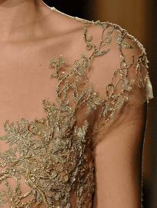 Gold Embellishment - Marchesa Runway Fall 2012